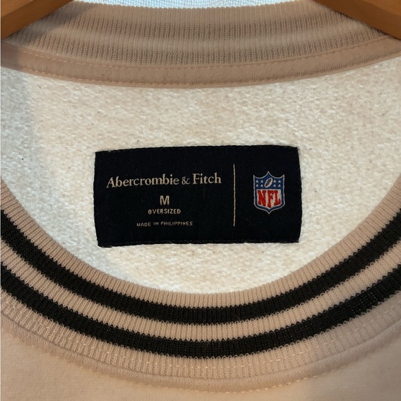 Abercrombie & Fitch White Dallas Cowboys Crewneck Sweater - Picture 2 of 3